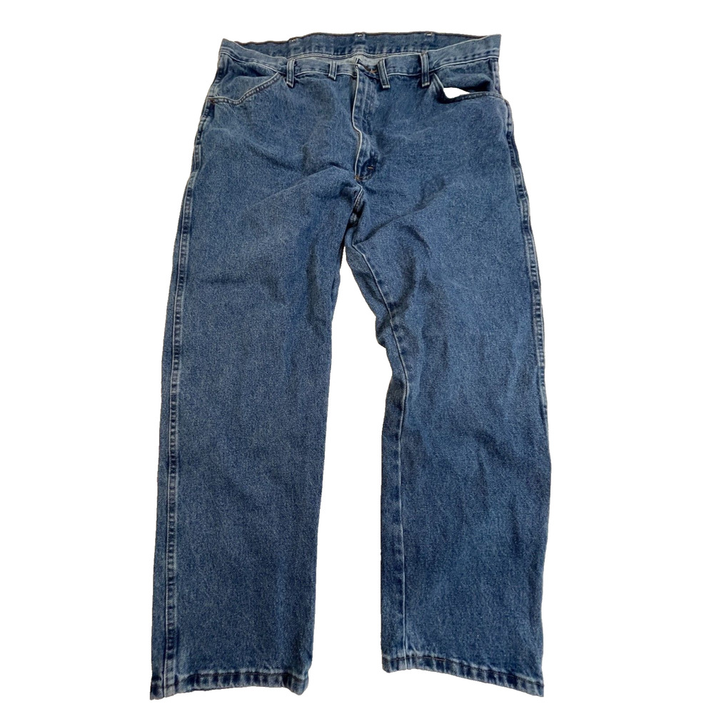 Rustler Men's denim jeans 44 x 30 blue Regular Fit
